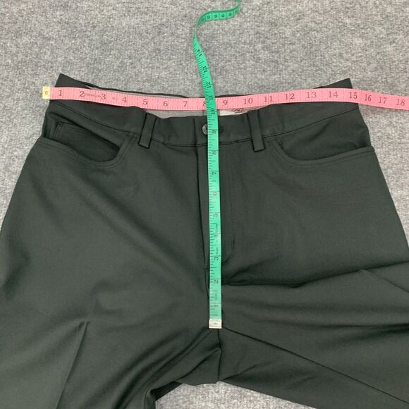 Greg Norman Dress Pant Mens 32 Stretch Chino Straight Lightweight Travel Golf - Picture 6 of 11